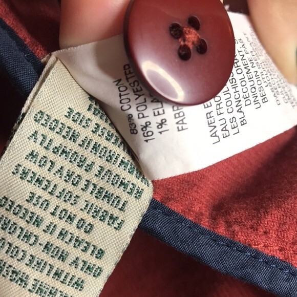 L.L. Bean ladies Corduroy button up fall chore coat Jacket size medium - Picture 9 of 12